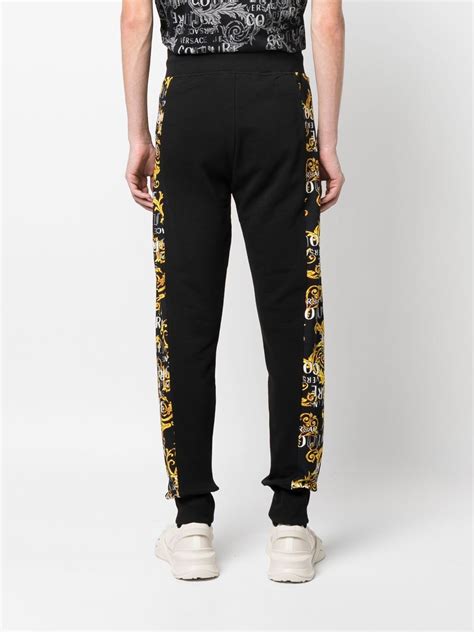 versace baroque print track pants|VERSACE JEANS COUTURE baroque.